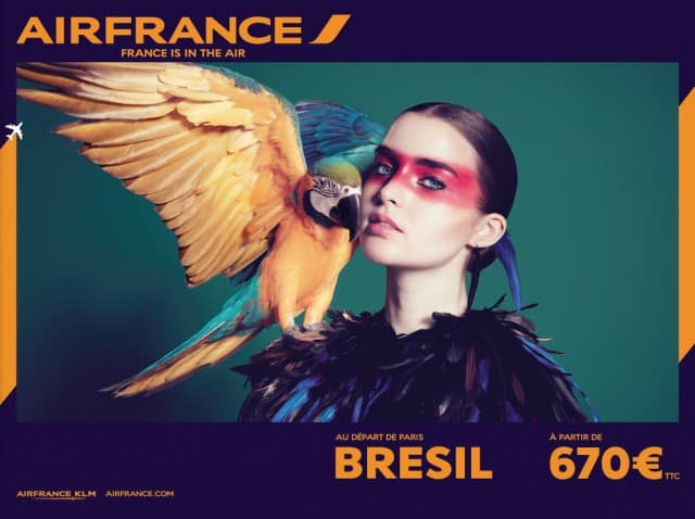 AirFrance graphisme bresil