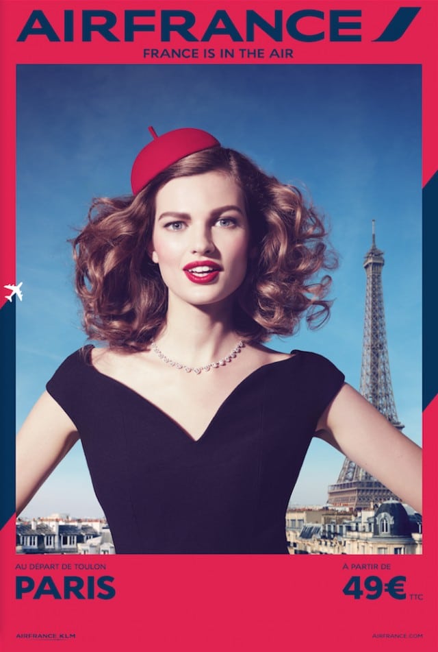 AirFrance graphisme pub Paris