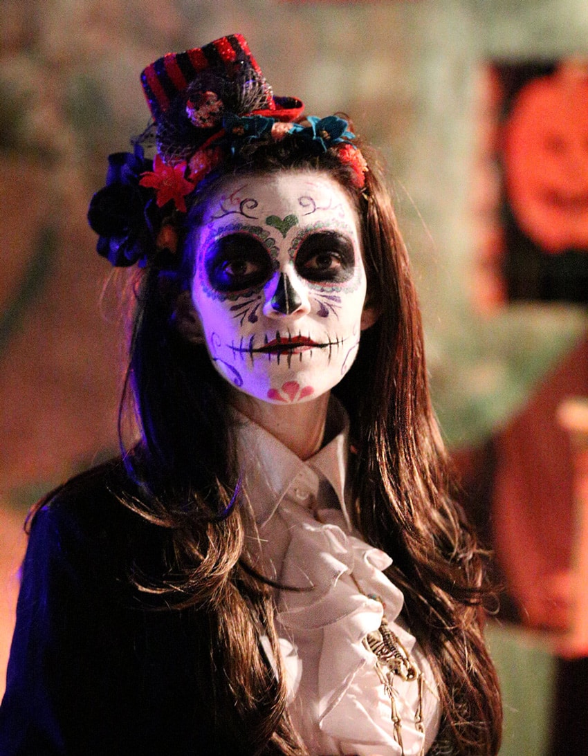 dia de los muertos halloween chateau barben