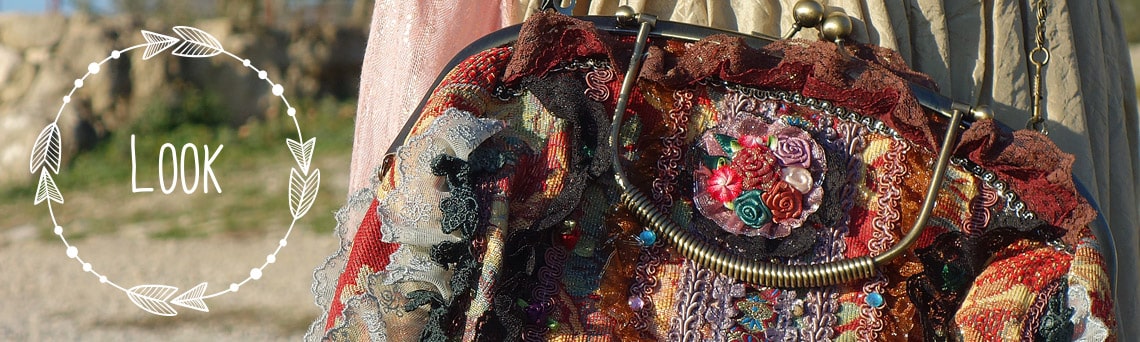tenue de fete rock chic baroque