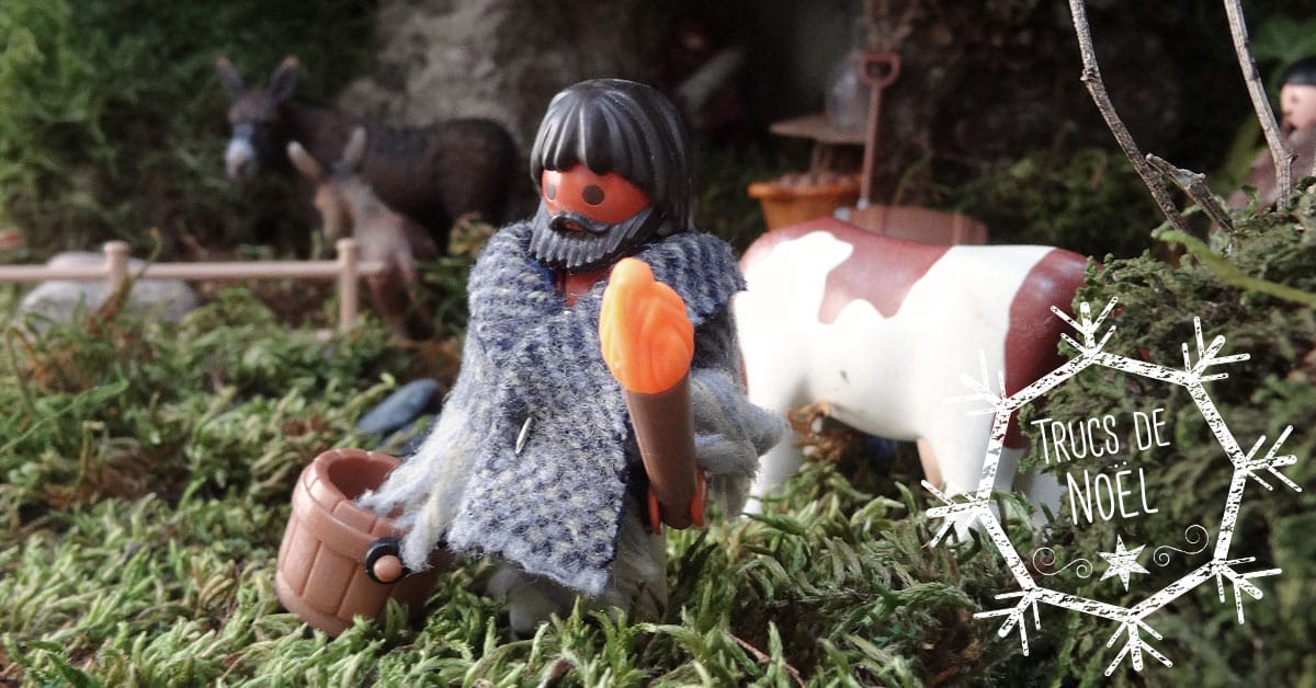 DIY décoration de Noël : Creche playmobil • Le blog Cash Pistache