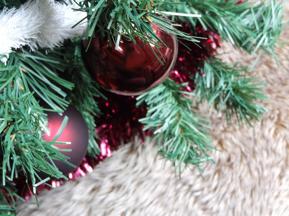 sapin boules de noël