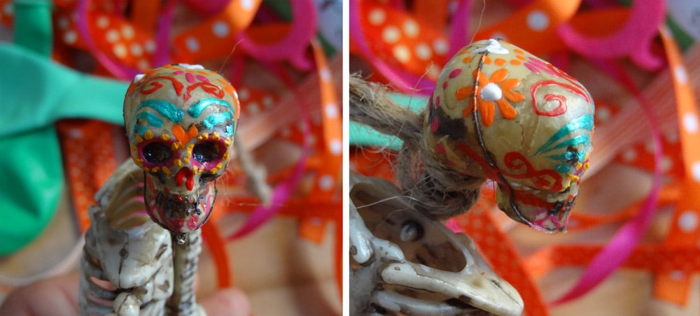 tuto diy squelette halloween dia de los muertos