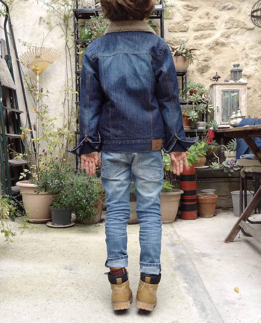 look enfant jeans total look jean