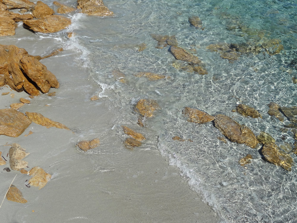 trail en bord de mer sur sable