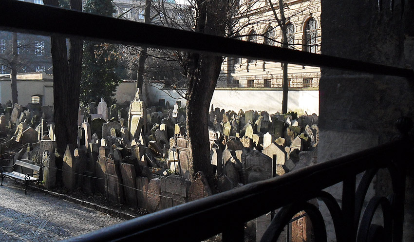 Prague Josefov vieux cimetière juif de Prague