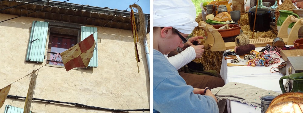 couturières tisserandes peyrolles en Provence fêtes