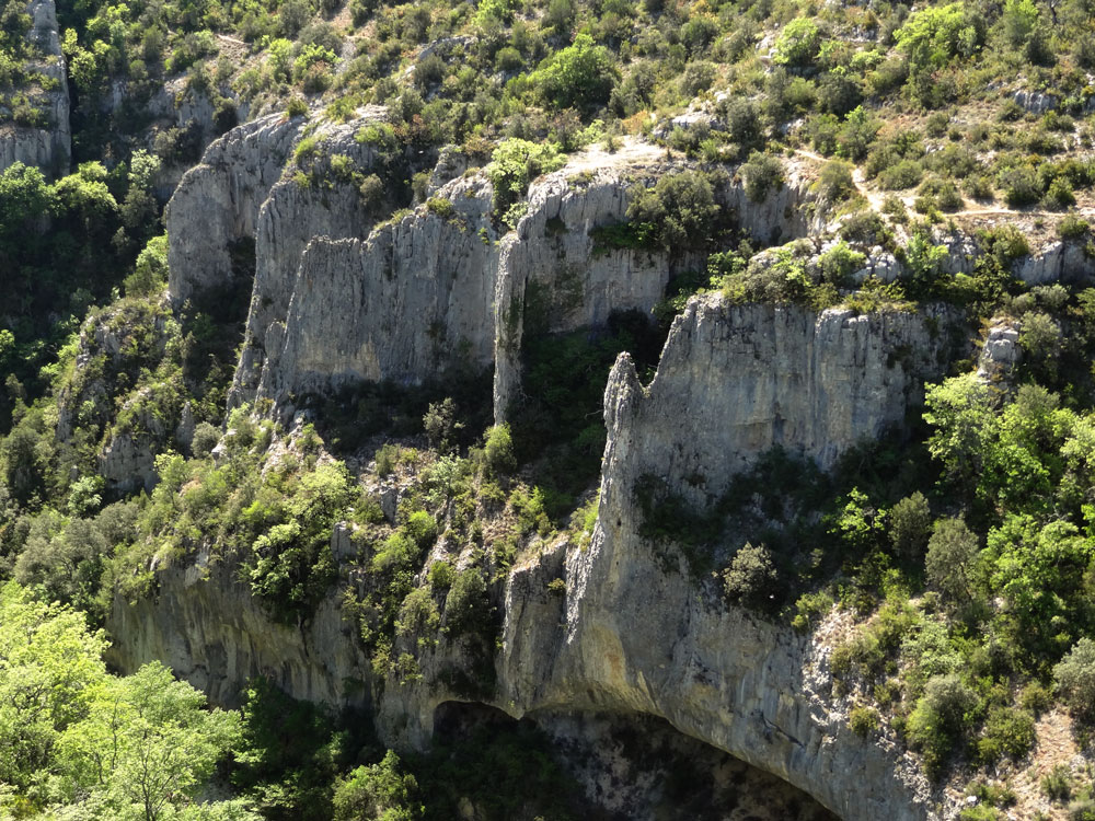 falaises gorges d'Oppedette