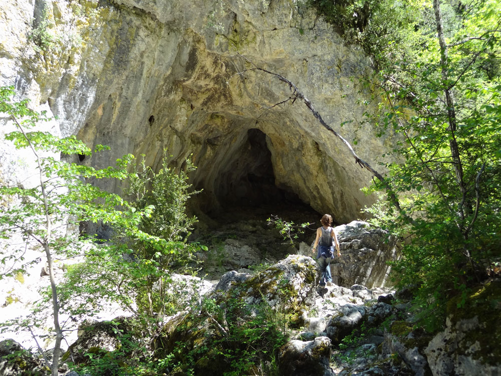 grande baume des gorges d'Oppedette