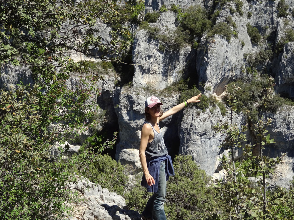 randonneuse luberon tour gorges d'Oppedette