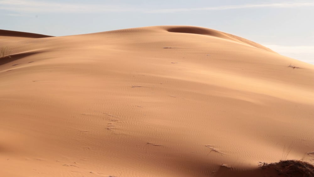 paysage de désert dunes de Merzouga trekking