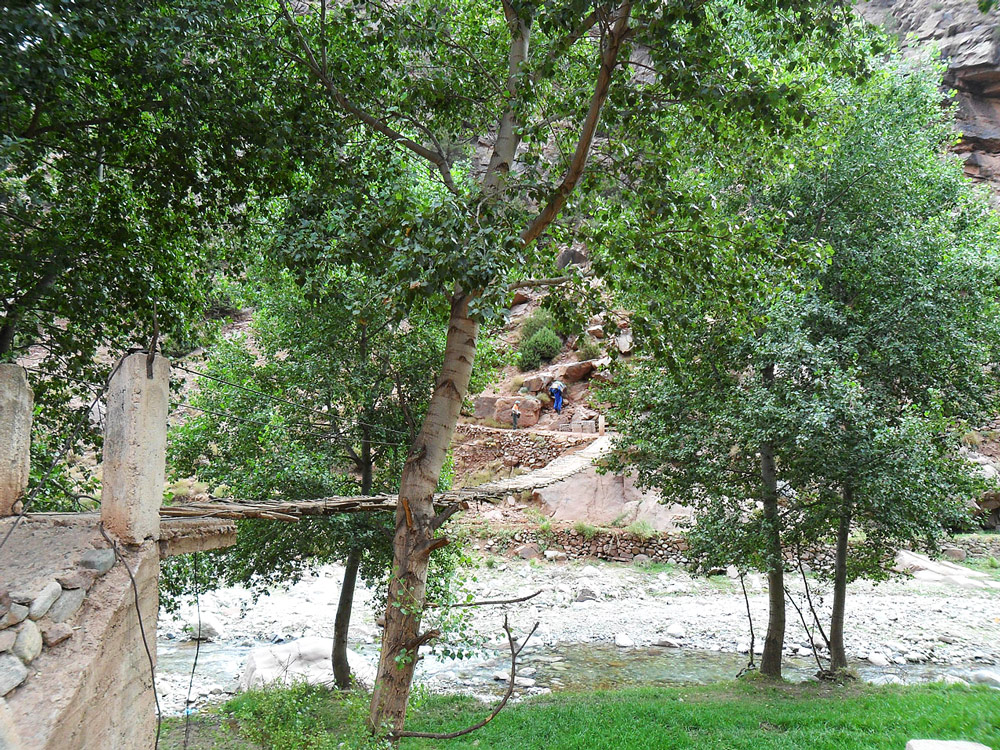 pont de la vallée de l'ourika topo