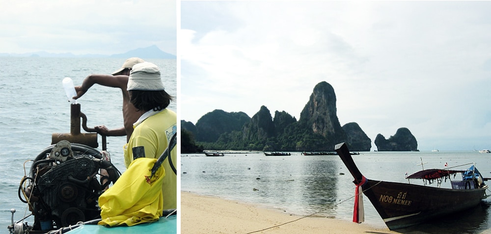 railay beach thailande voayge road trip