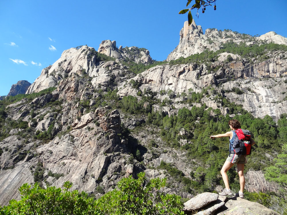 rando cascades de Bavella Purcaraccia 