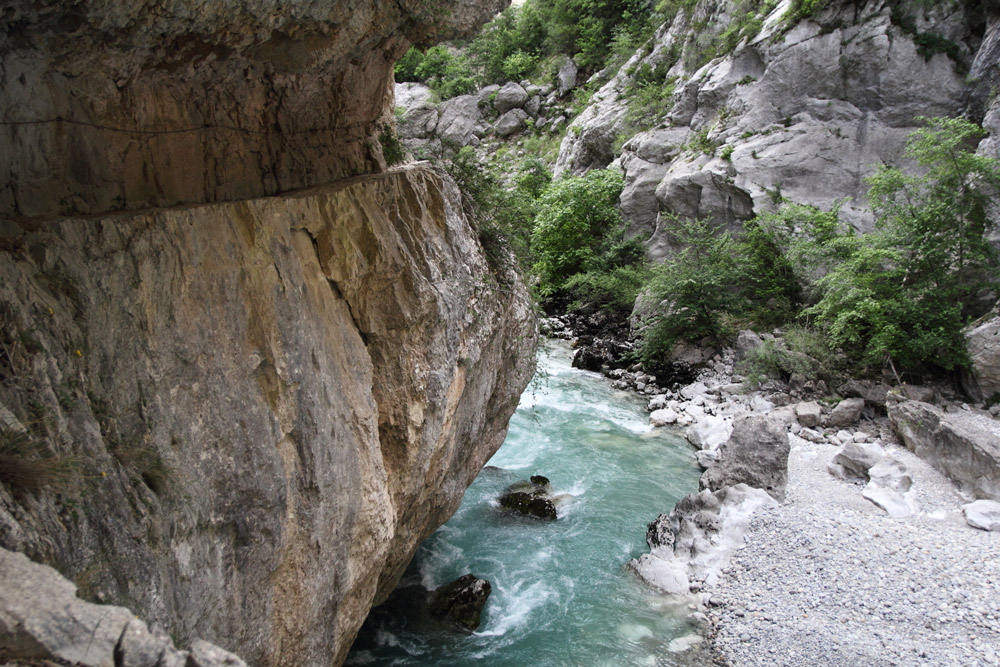 verdon via ferrata randonnee imbut france