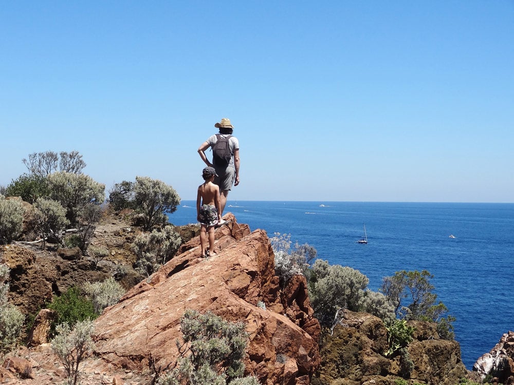 calanques St Raphael cap Dramont vacances d'été