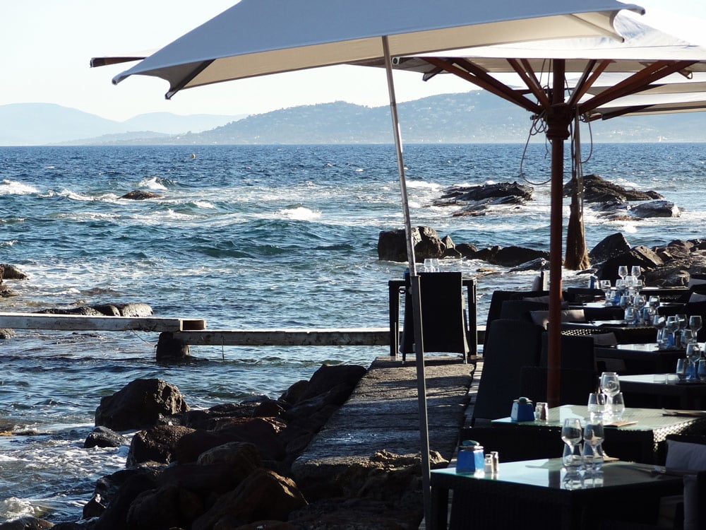 le plus beau restaurant de St Raphael en vacances d'été que faire Estérel