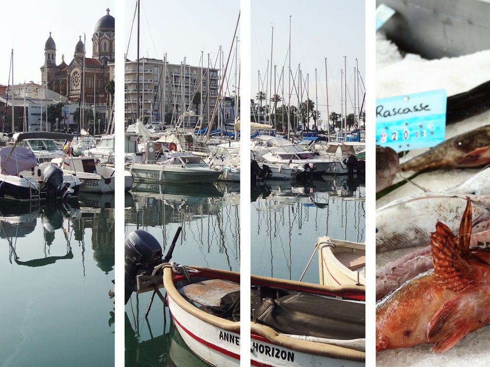 port de Saint Raphael vacances Sud Cote d Azur cathedrale