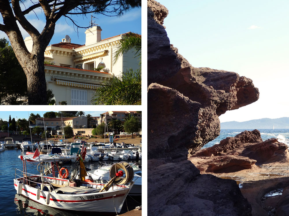 port de Saint Raphaël en bord de mer