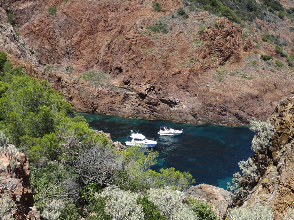 quelles calanques au Dramont que faire à St Raphaël