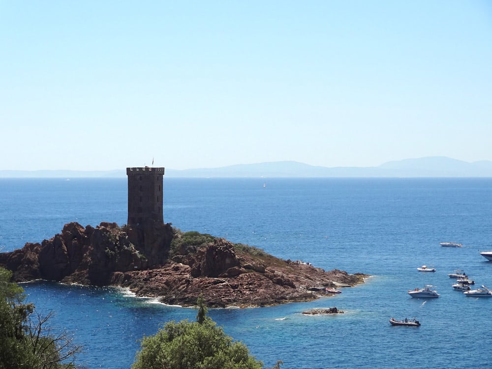 Tour Cap Dramont île d'Or St Raphael vacances