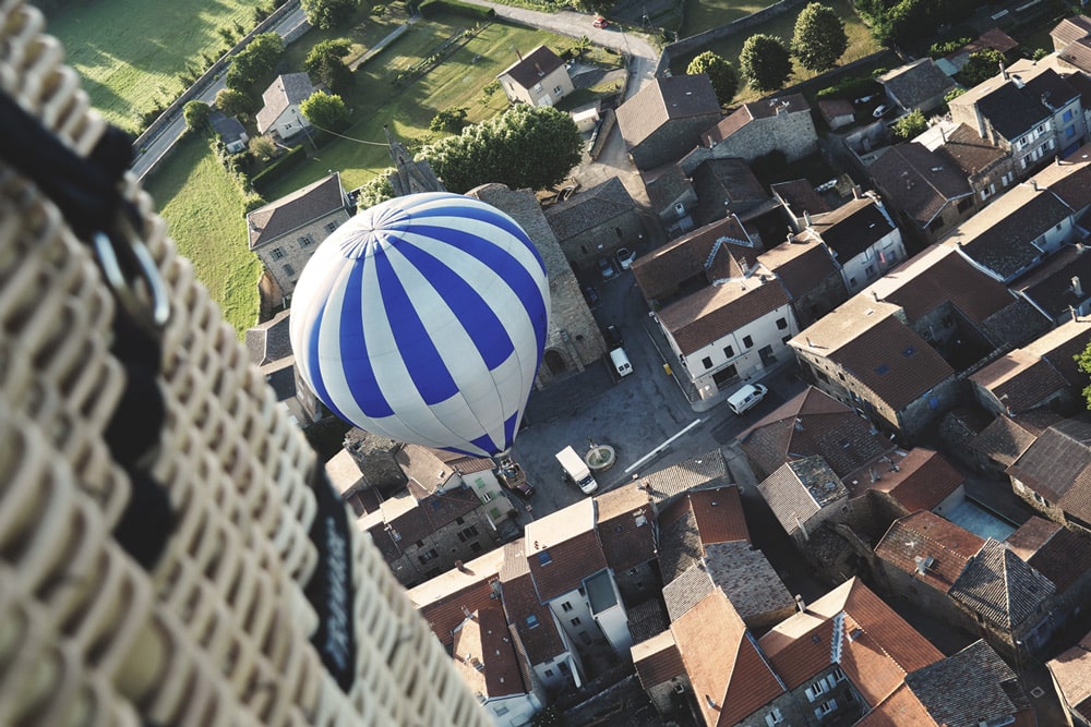 fête de la montgolfière Annonay au printemps