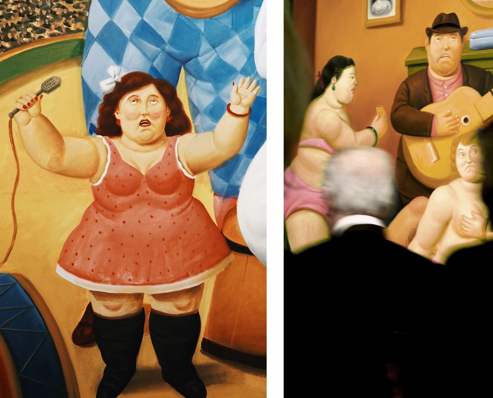 Botero peintre des formes rondes