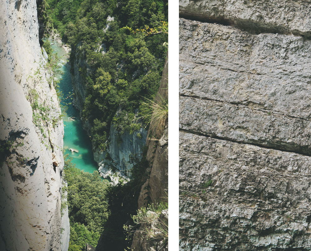 Brèche Imbert sentier Blanc Martel Verdon