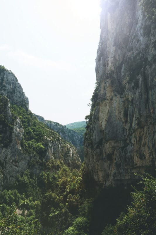 gorges du Verdon randonnée itinéraire