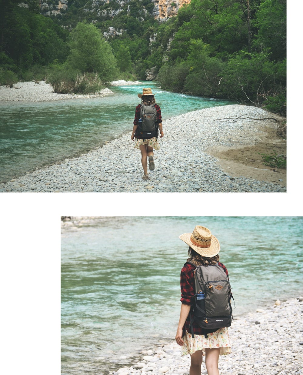 plage Prè d'Issane Verdon sentier Blanc Martel