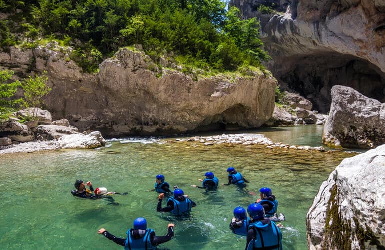 randonnée aquatique Verdon