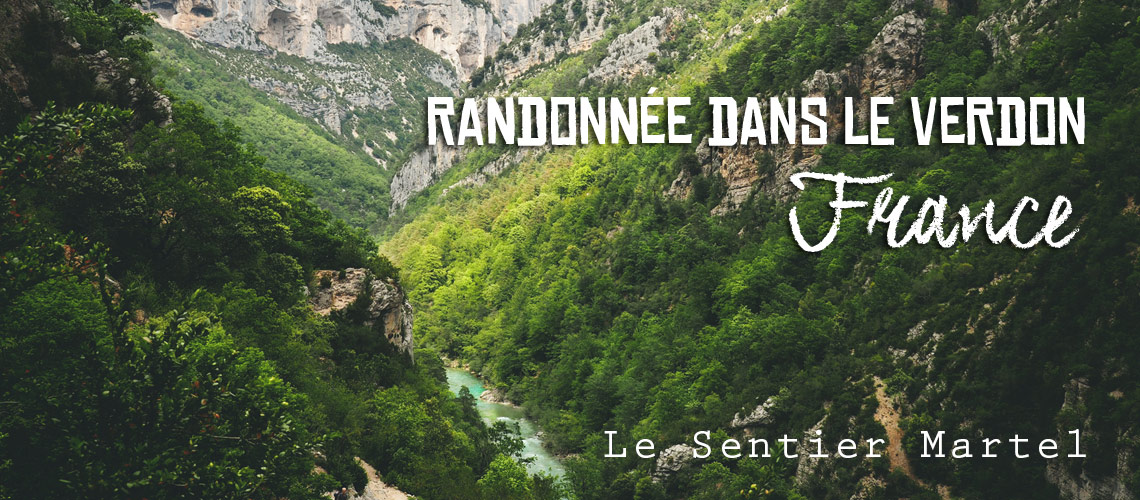 Randonnée Gorges du Verdon sentier Blanc Martel topo