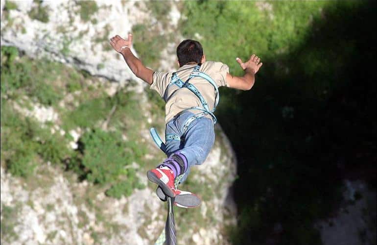 saut élastique Verdon