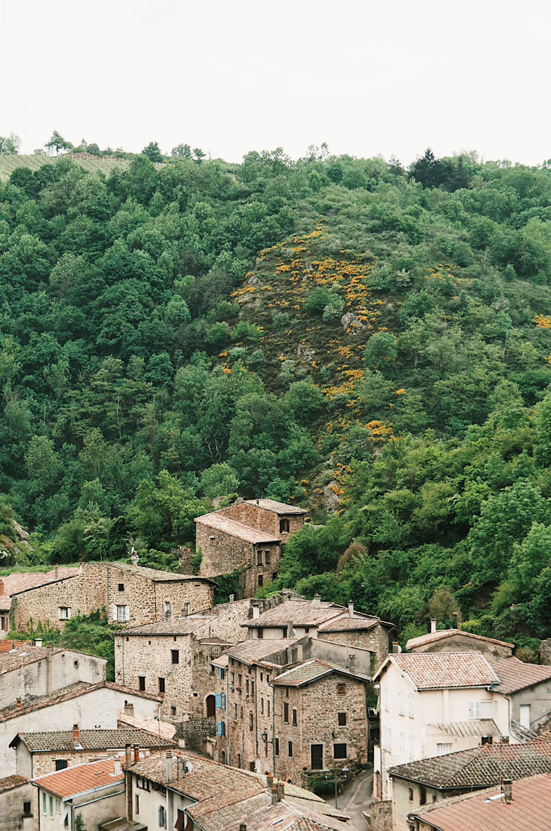 belvédère sur Malleval village typique du Pilat Rhodanien