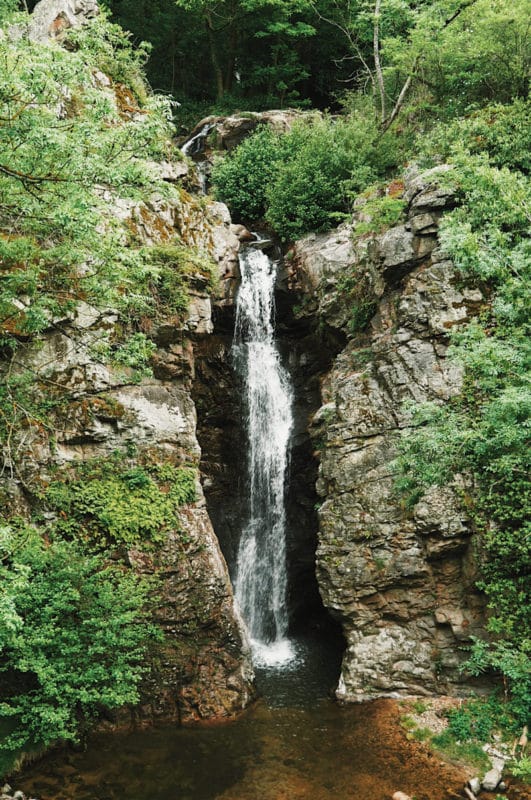 Cascade du Saut de Lorette à Malleval Loire