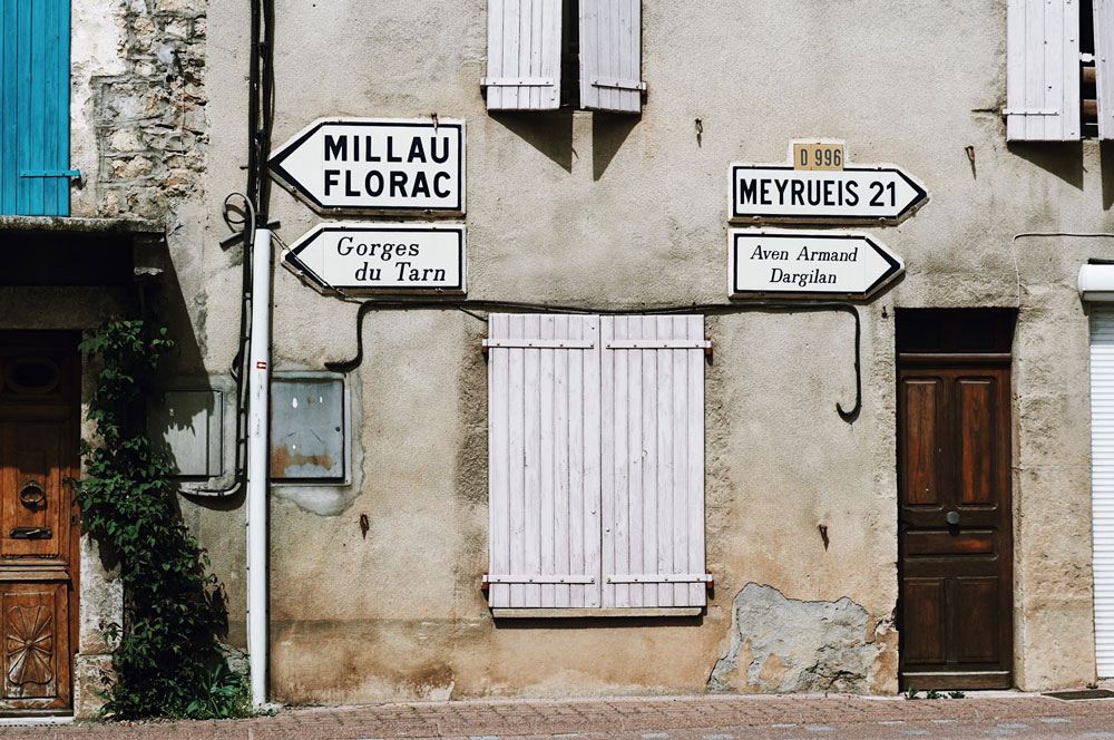 Gorges du Tarn village Le Rozier et Peyreleau