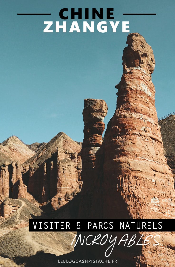 plus beaux paysages autour Zhangye