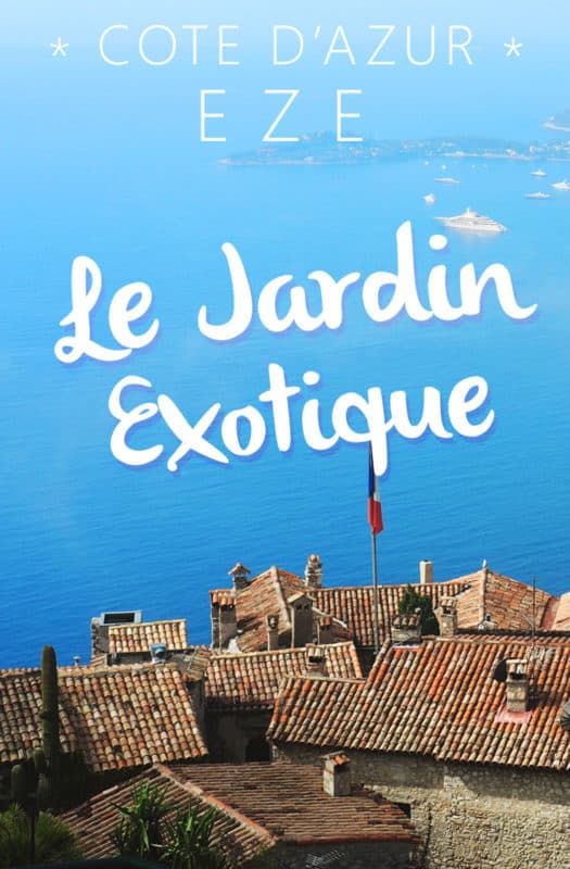 infos pratiques jardin exotique Èze France