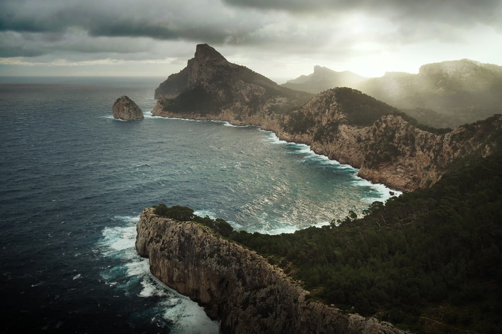 Paysages de Majorque aux Baléares Cap Formentor