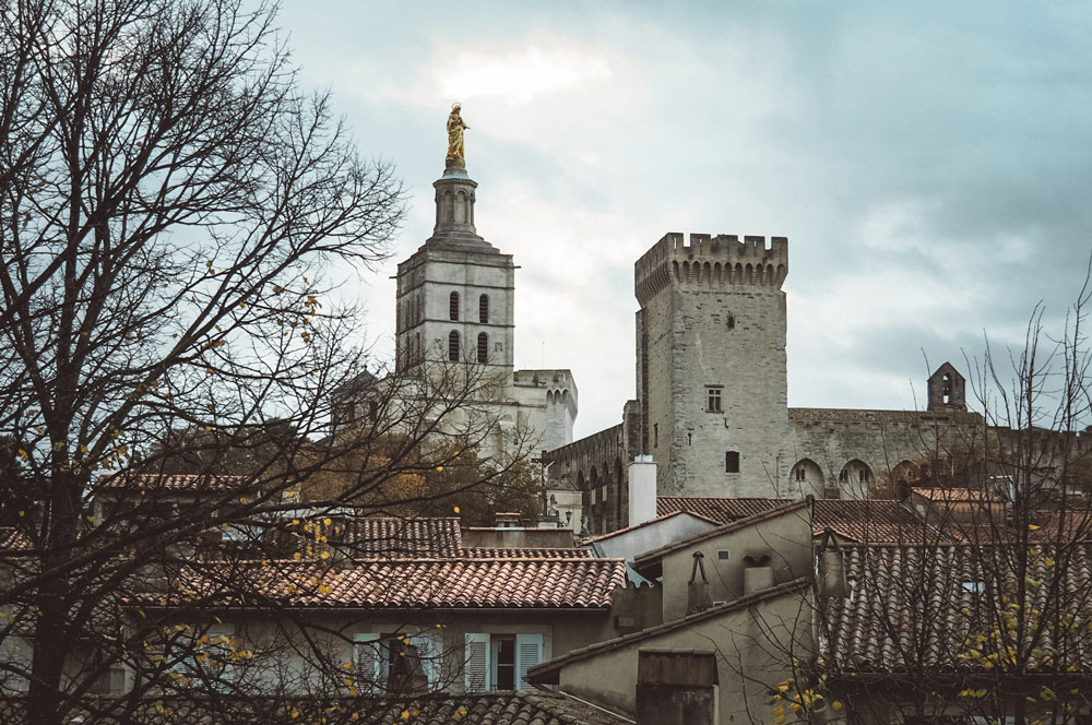 Chambre d'hôtes avec vue sur le Palais des Papes Avignon