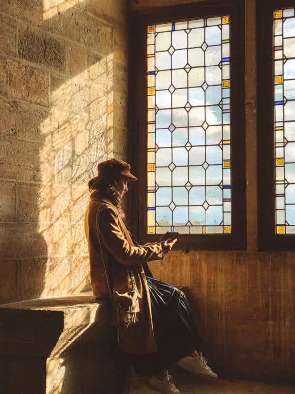 visite Palais des Papes avec tablette Histopad réalité augmentée