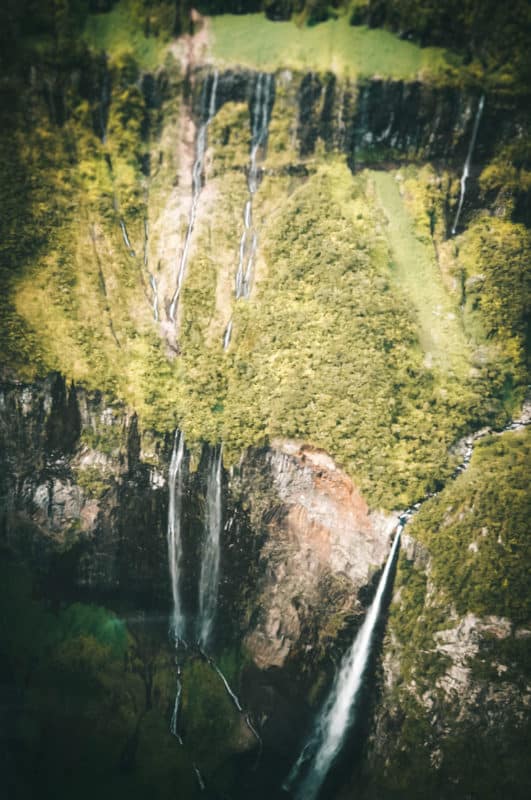 survol du Trou de Fer en hélicoptère Réunion