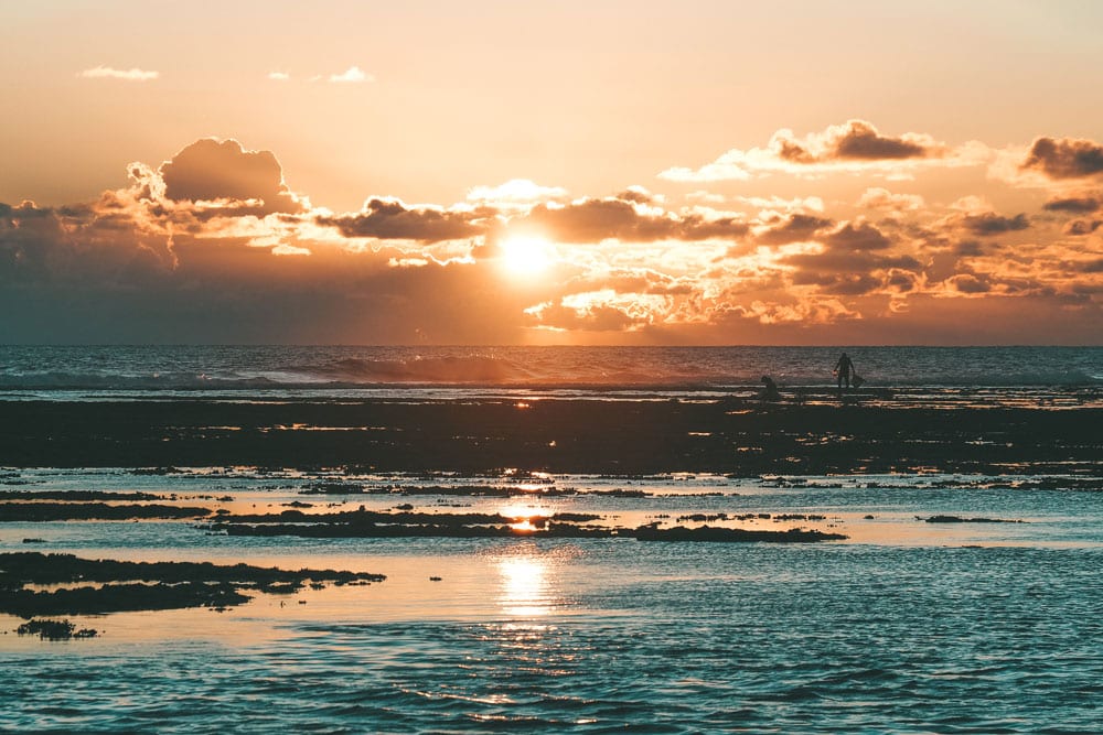 matin et soir baignade interdite plage St Pierre Réunion