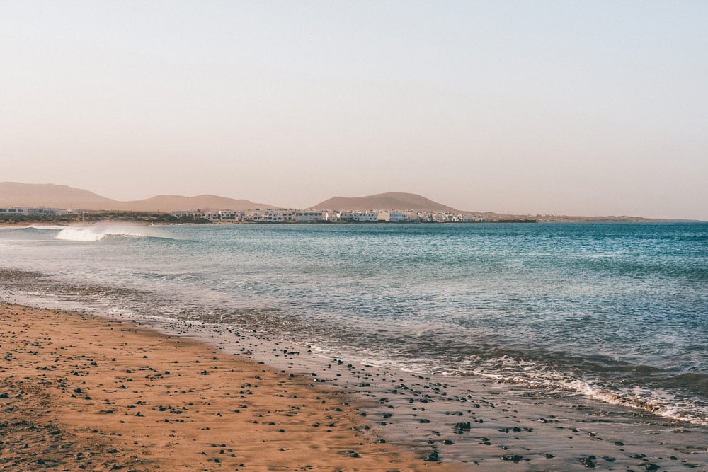 plage Famara port de pêcheurs Lanzarote