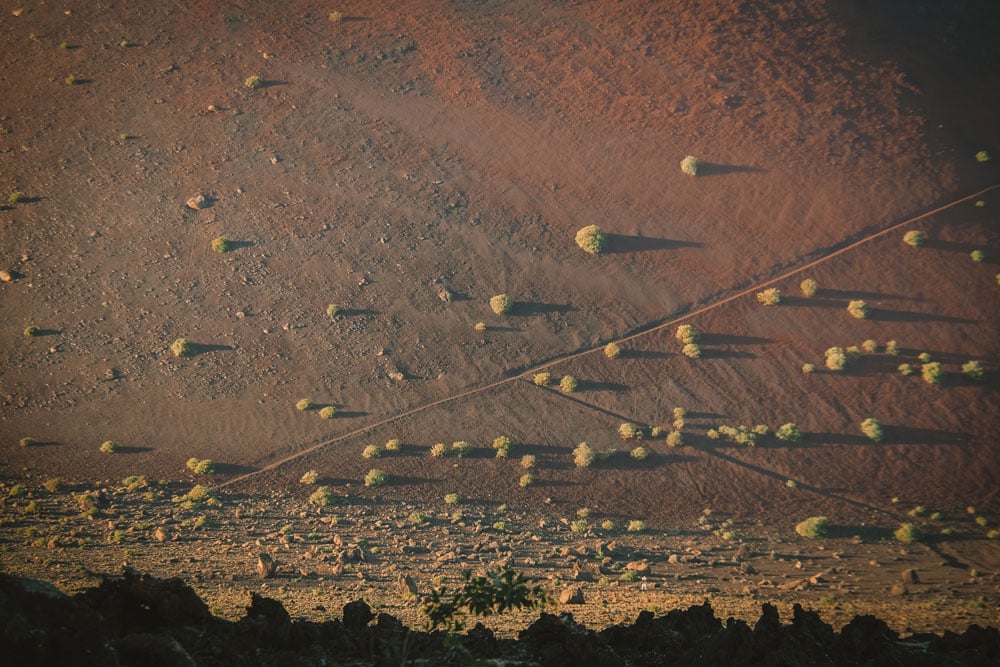 volcans de Lanzarote autour de Timanfaya