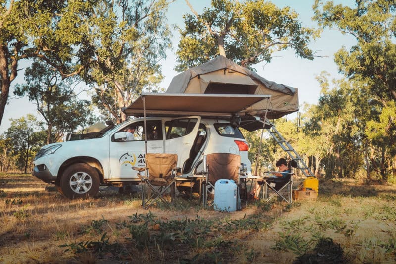 4x4 tente de toit camping Australie