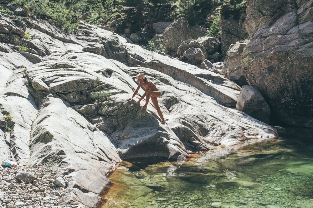 bain Gorges de la Restonica Haute Corse