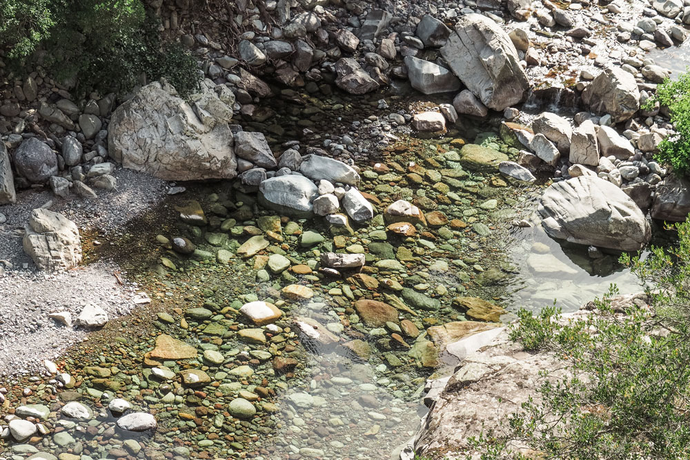 nager dans les vasques naturelles Haute Corse