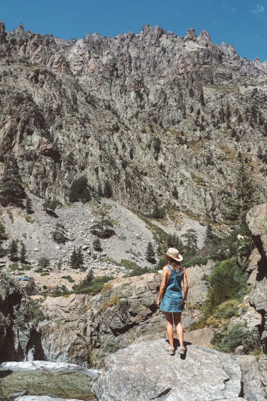 visiter les gorges de la Restonica vers Corte Haute Corse