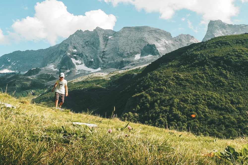 balade famille La Plagne Champagny-en-Vanoise